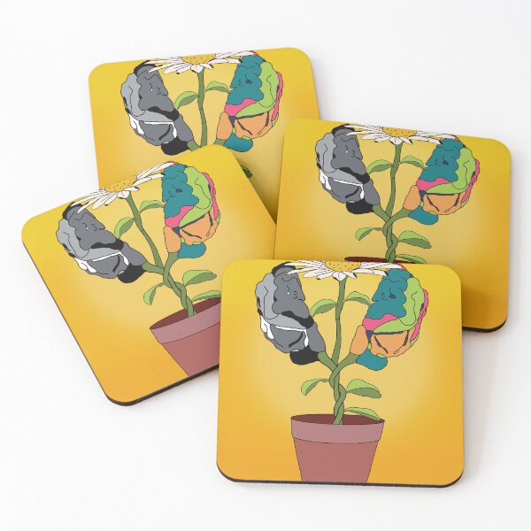 Item preview, Left Brain Right Brain Flower Print designed and sold by artbyjanice.