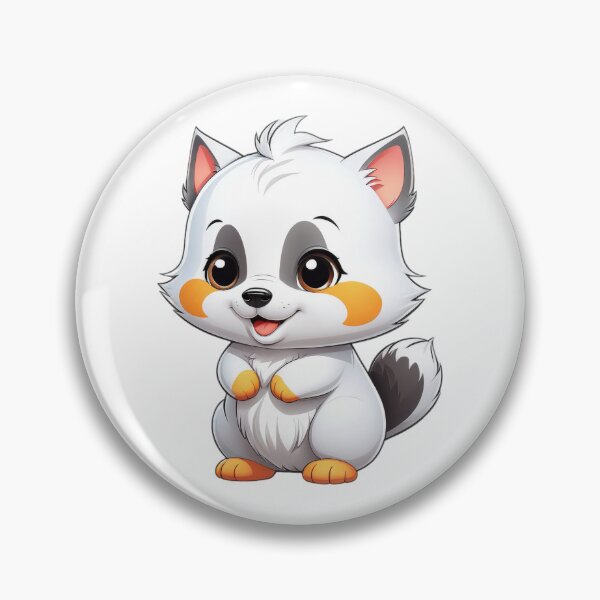 Item preview, Cute white raccoon designed and sold by DastonAkramov.