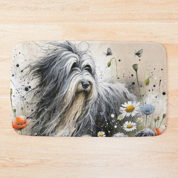 Item preview, Collies barbudos grises designed and sold by Wags & Tails.