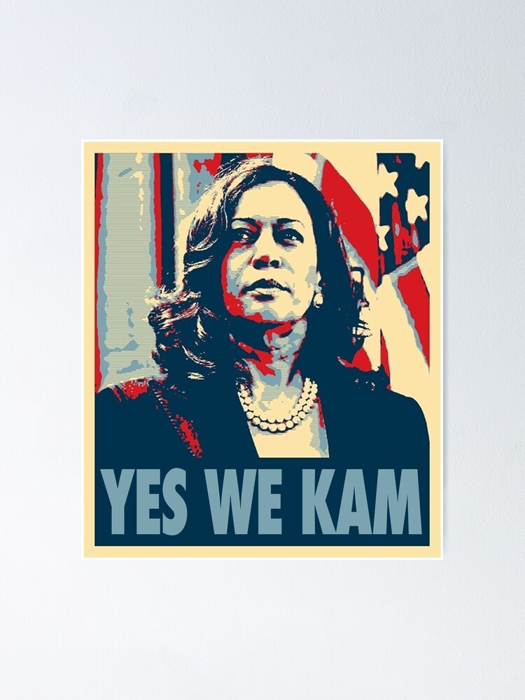 Thumbnail 1 of 3, Poster, Kamala Harris - Yes We Kam designed and sold by Thelittlelord.