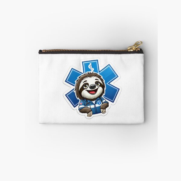 Item preview, Sloth as a happy Paramedic  designed and sold by BrinaandPops.