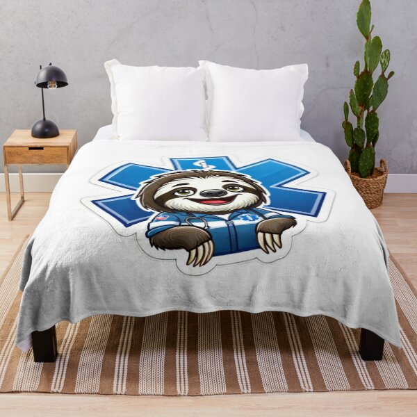 Item preview, Sloth as a happy Paramedic designed and sold by BrinaandPops.