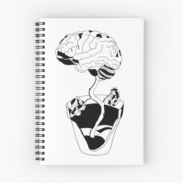 Item preview, Brain in Flower Pot Print designed and sold by artbyjanice.