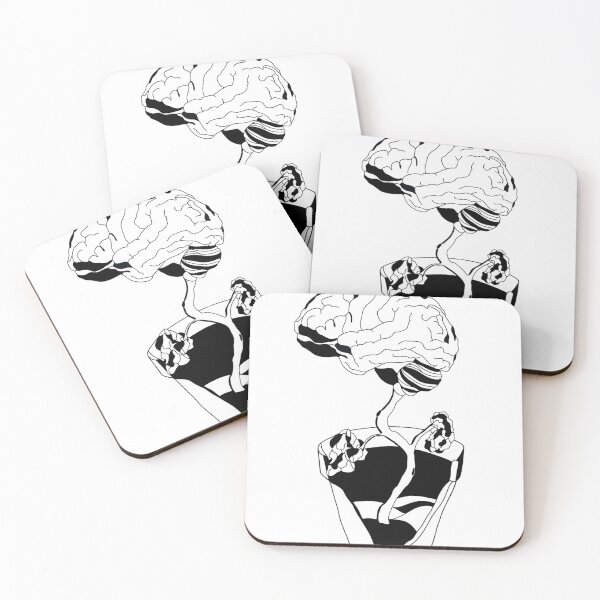 Item preview, Brain in Flower Pot Print designed and sold by artbyjanice.
