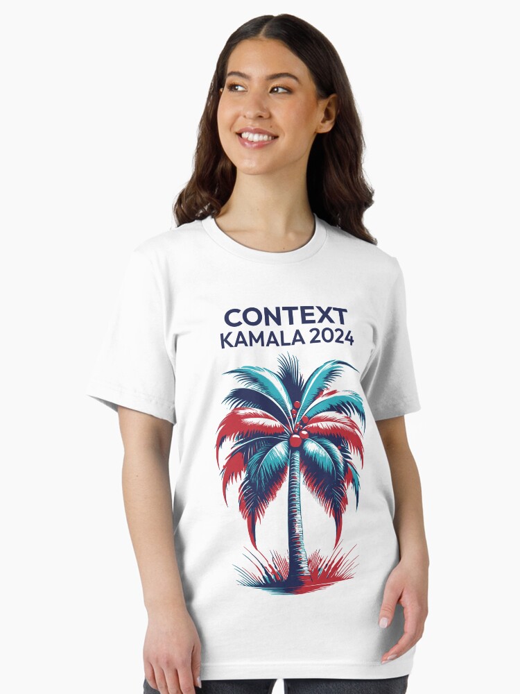 Thumbnail 1 of 7, Essential T-Shirt, Kamala for President 2024 Context Coconut Tree Palm Tree designed and sold by danecd.