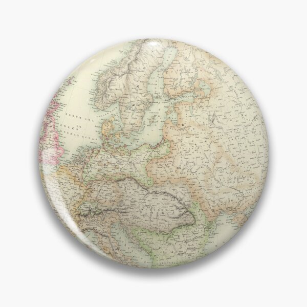 Item preview, Old Vintage Map of Europe Digital Poster Europa designed and sold by easteuromaps.