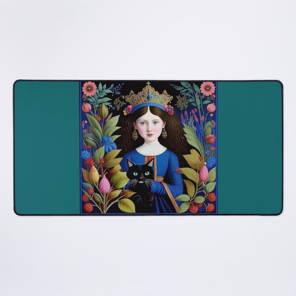 Item preview, Beautiful girl with a cat. designed and sold by Natalia-Vlad.