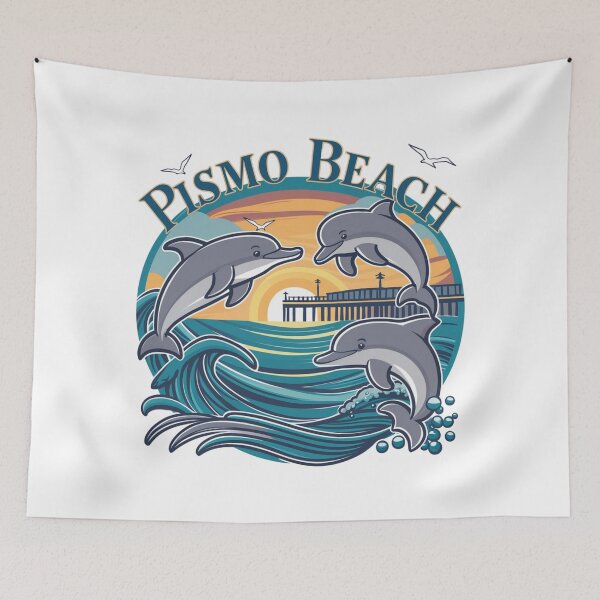 Item preview, Pismo Beach- Dolphin designed and sold by Globalcitytees.