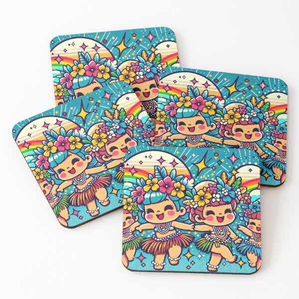 Item preview, Enchanting Hula Kids - 100 designed and sold by sagaofsilence.