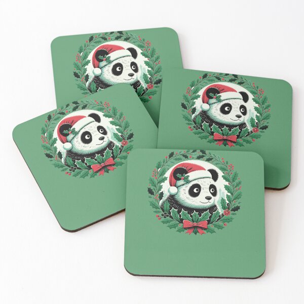 Item preview, Christmas Panda Bear designed and sold by FrictionMaxxing.