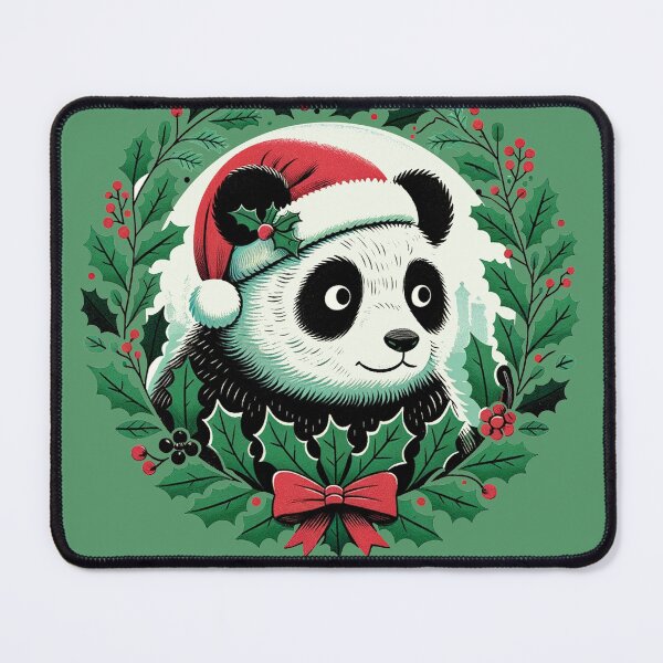 Item preview, Christmas Panda Bear designed and sold by FrictionMaxxing.