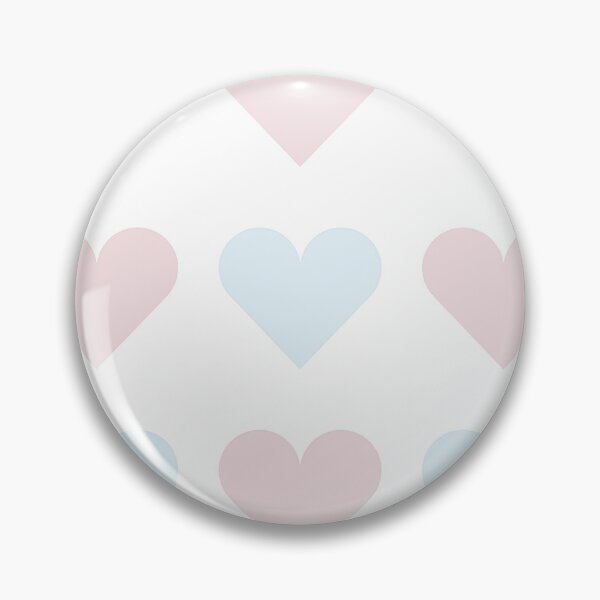 Item preview, Large PALE BLUE, PALE PINK & WHITE LOVE HEARTS designed and sold by RachelMacht.