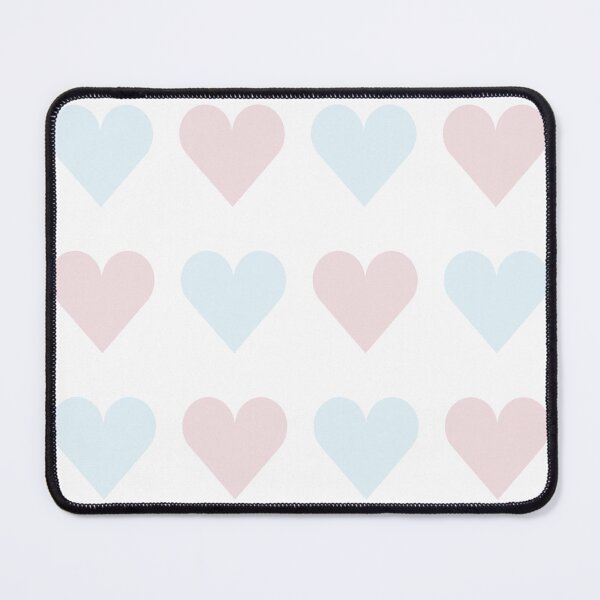 Item preview, Large PALE BLUE, PALE PINK & WHITE LOVE HEARTS designed and sold by RachelMacht.