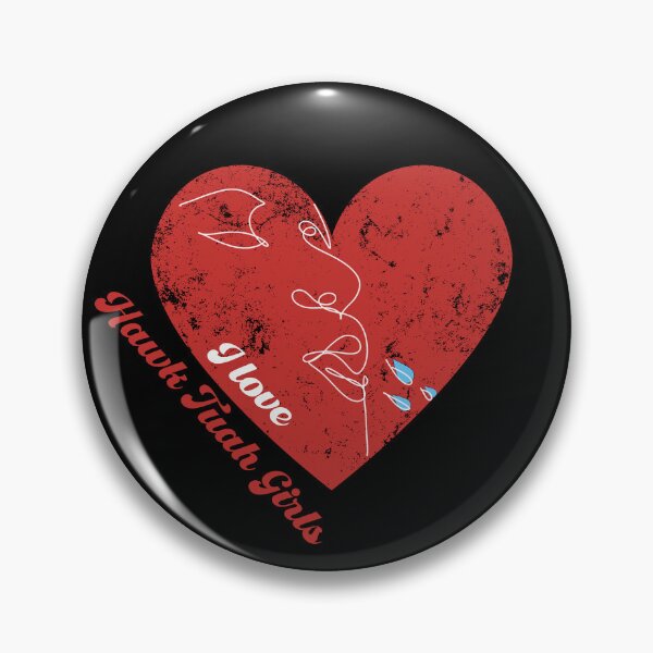 Item preview, I Love Heart Hawk Tuah Girls designed and sold by nanka-art.