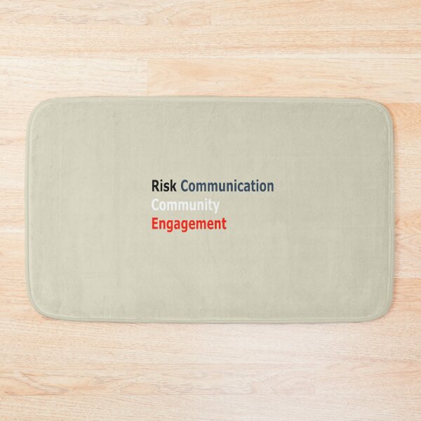 Item preview, Risk Communication Community Engagement designed and sold by annenambiro.