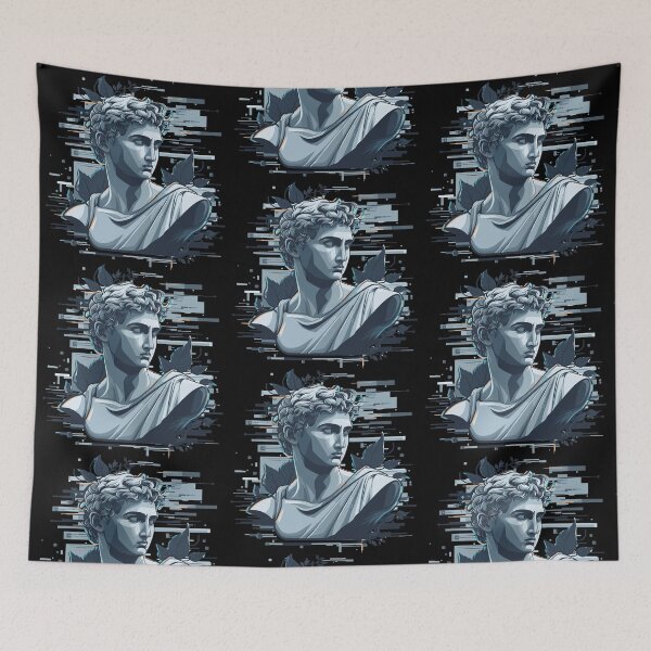 Item preview, Portrait of a Modern Greek Man set against a contemporary backdrop designed and sold by DreamVibeShirt.