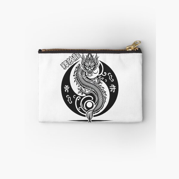 Item preview, Yin and Yang Dragon Art Zen Namaste designed and sold by silklotus.