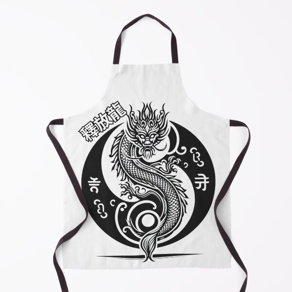 Item preview, Yin and Yang Dragon Art Zen Namaste designed and sold by silklotus.