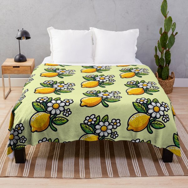 Item preview, Lemon & Flowers designed and sold by DistantIsland.