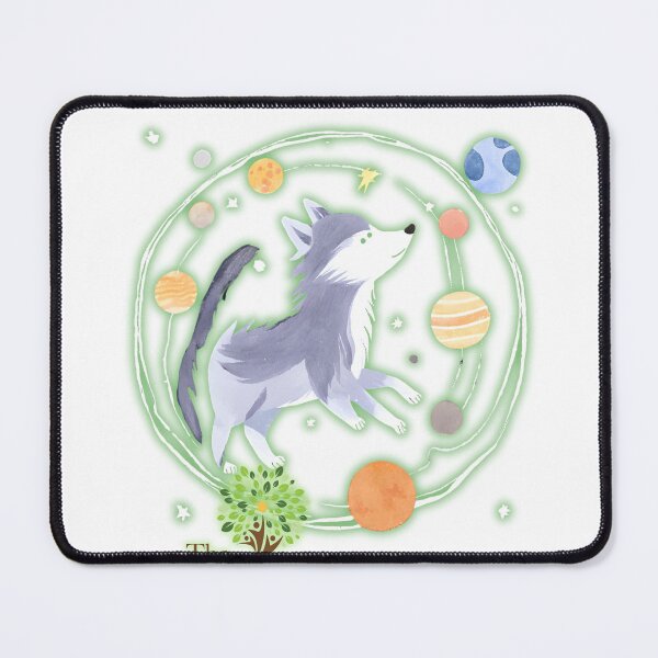 Item preview, TCHS Solar System Green Wolf designed and sold by thecherryhillschool.