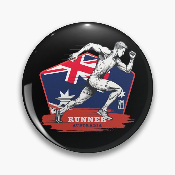 Item preview, RUNNER - AUSTRALIA - SPORT SQUAD - 1 designed and sold by ArtProjectShop.