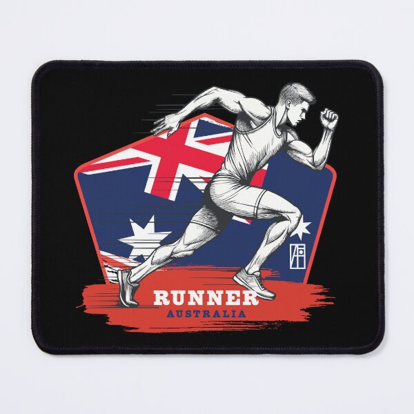 Item preview, RUNNER - AUSTRALIA - SPORT SQUAD - 1 designed and sold by ArtProjectShop.