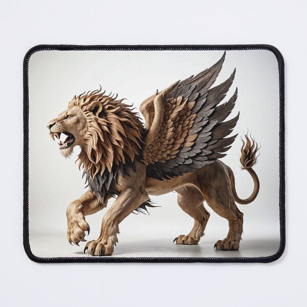 Item preview, Winged Lion Illustration designed and sold by Parallax Grafica.
