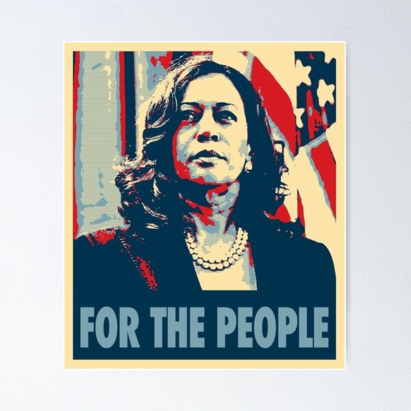 Aperçu de l'œuvre Kamala Harris - Pour le peuple créée et vendue par Thelittlelord.