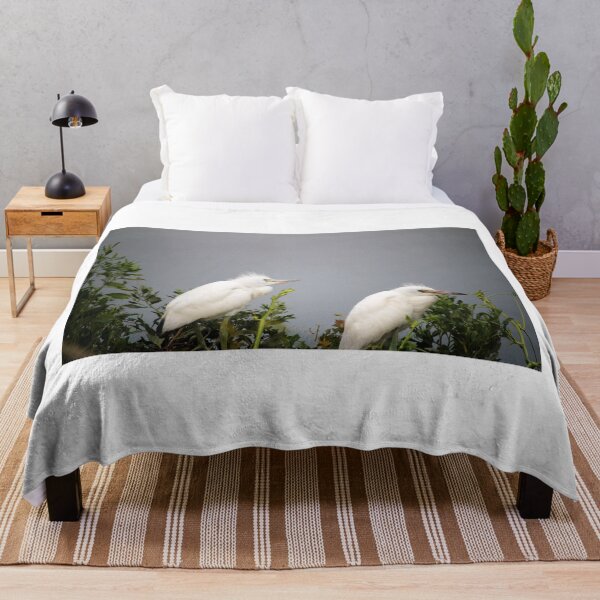 Item preview, Snowy White Egrets Perched designed and sold by Cynthia48.