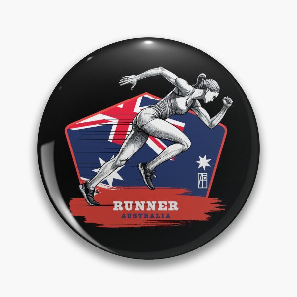 Item preview, RUNNER - AUSTRALIA - SPORT SQUAD -2 designed and sold by ArtProjectShop.