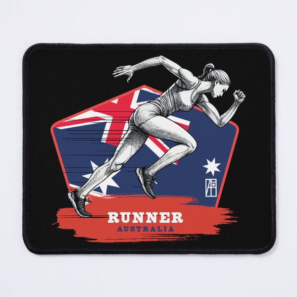 Item preview, RUNNER - AUSTRALIA - SPORT SQUAD -2 designed and sold by ArtProjectShop.