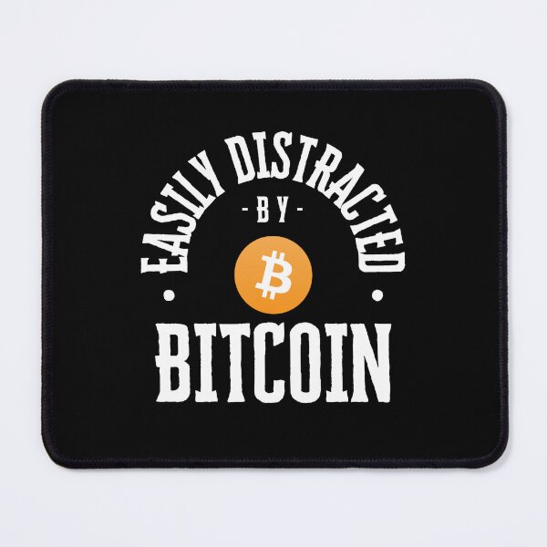 Item preview, Easily Distracted By Bitcoin Design designed and sold by RektRepublic.