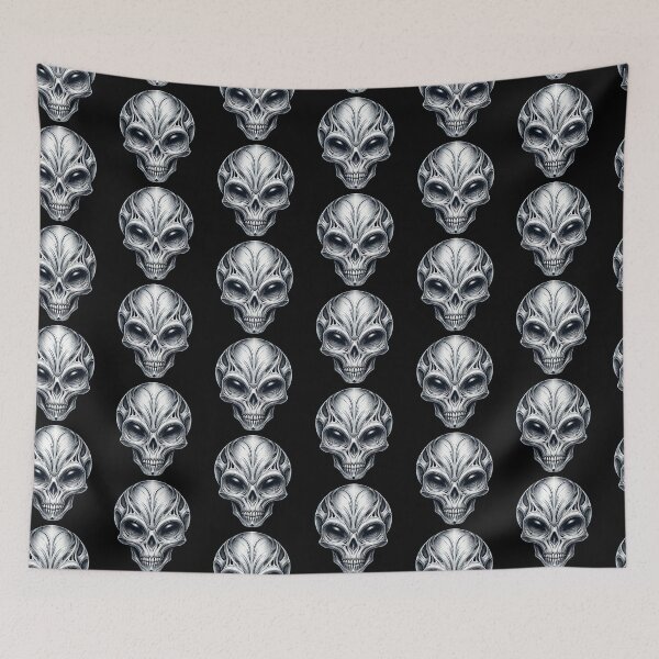Item preview, Alien Skull 25 designed and sold by LaNadaYFundante.