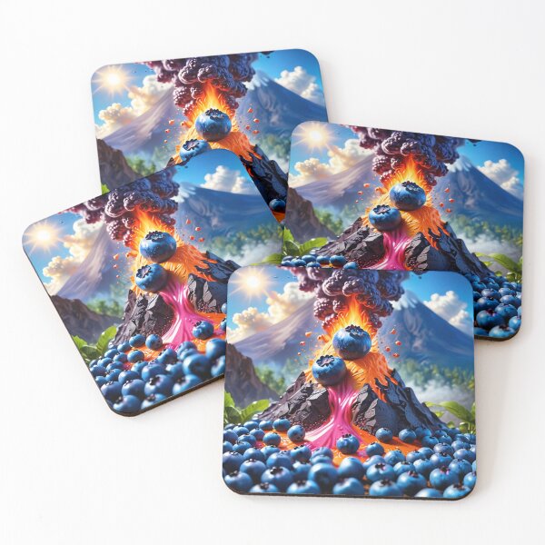 Item preview, Blueberry Volcano Eruption designed and sold by NerdscapeDC.