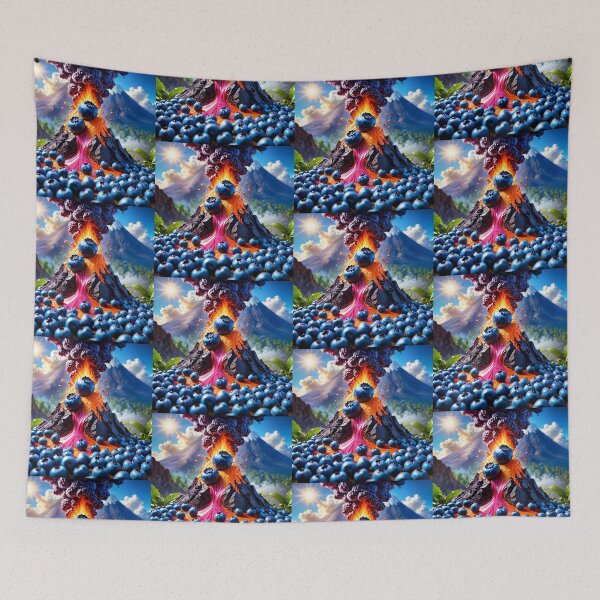 Item preview, Blueberry Volcano Eruption designed and sold by NerdscapeDC.