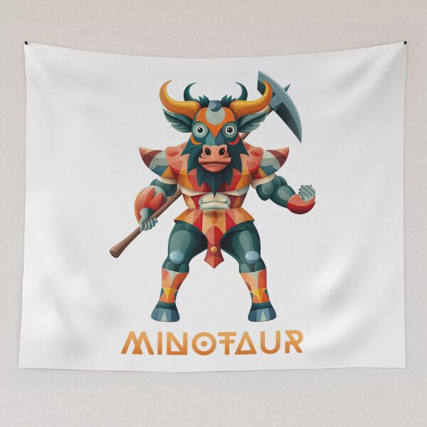 Item preview, Mythology Creatures: The Minotaur designed and sold by ForeverPrintsOK.
