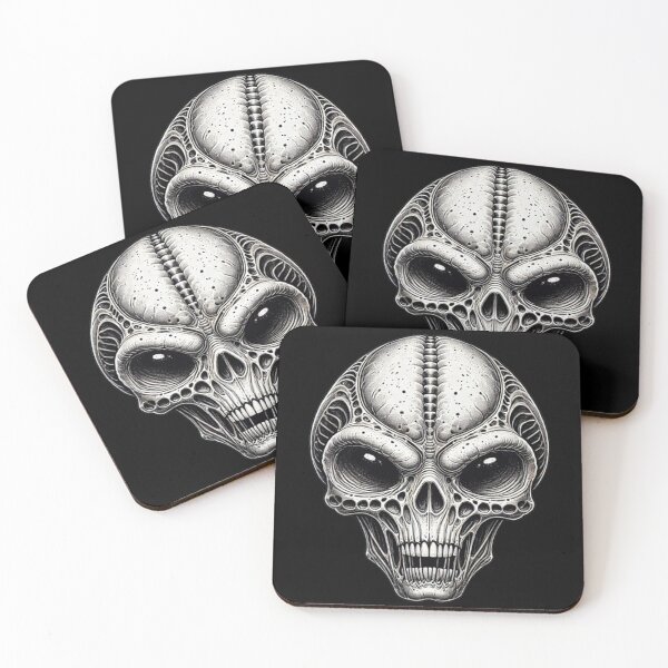 Item preview, Alien Skull 26 designed and sold by LaNadaYFundante.