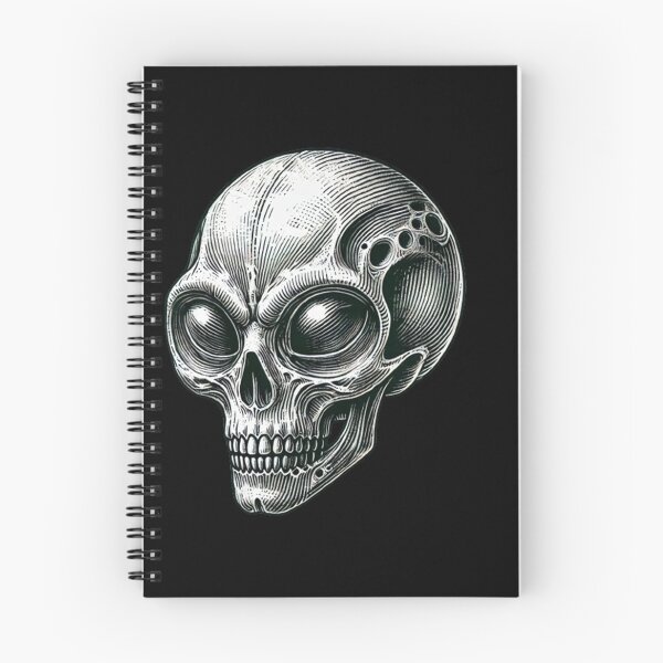 Item preview, Alien Skull 27 designed and sold by LaNadaYFundante.