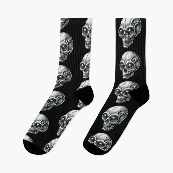 Item preview, Alien Skull 27 designed and sold by LaNadaYFundante.