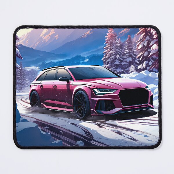 Item preview, Pink Audi RS6 in Winter Wonderland designed and sold by RevUpDesign.