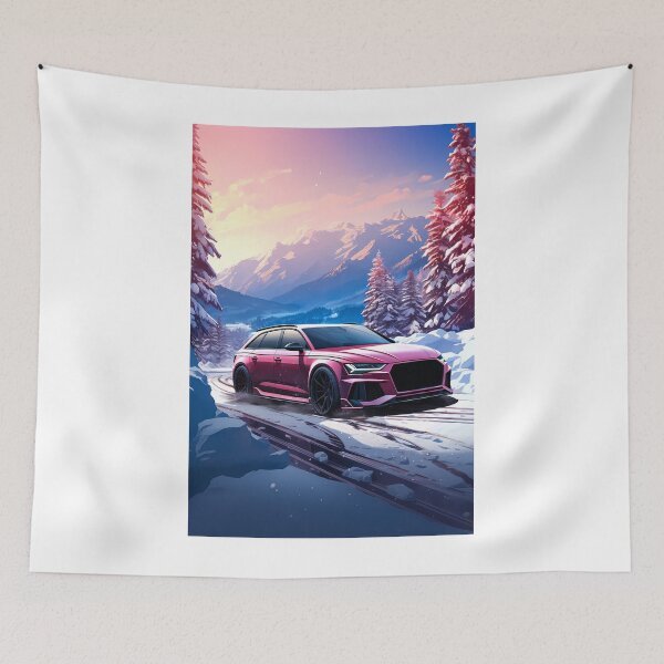 Item preview, Pink Audi RS6 in Winter Wonderland designed and sold by RevUpDesign.