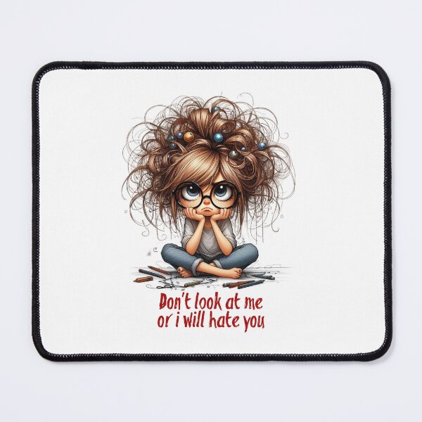 Item preview, Don't look at me or I will hate you designed and sold by Made-by-Gus.