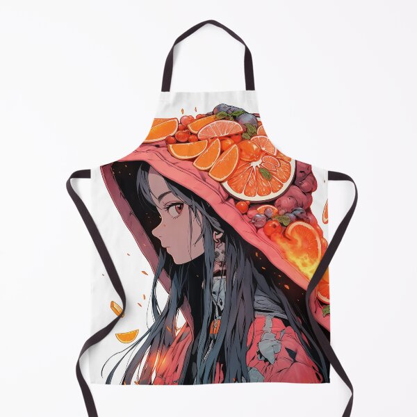 Item preview, Fruit and Fire Anime Girl designed and sold by bubblegoth.