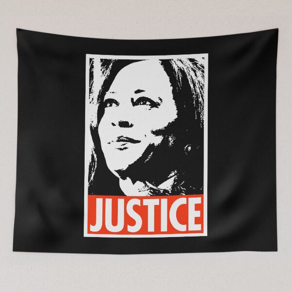 Item preview, Kamala Harris - JUSTICE designed and sold by Thelittlelord.