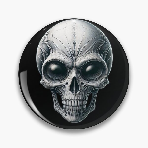 Item preview, Alien Skull 29 designed and sold by LaNadaYFundante.