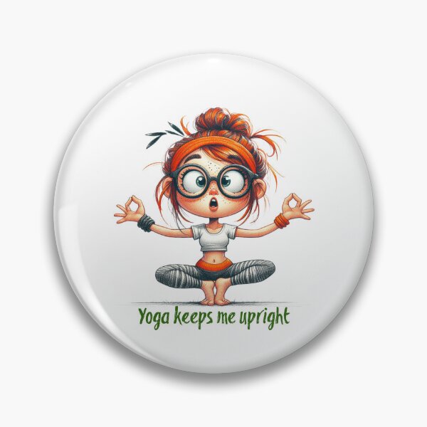 Item preview, Yoga keeps me upright designed and sold by Made-by-Gus.