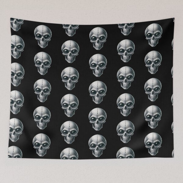Item preview, Alien Skull 29 designed and sold by LaNadaYFundante.