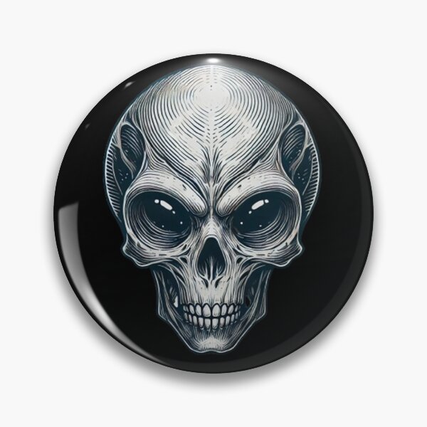 Item preview, Alien Skull 30 designed and sold by LaNadaYFundante.
