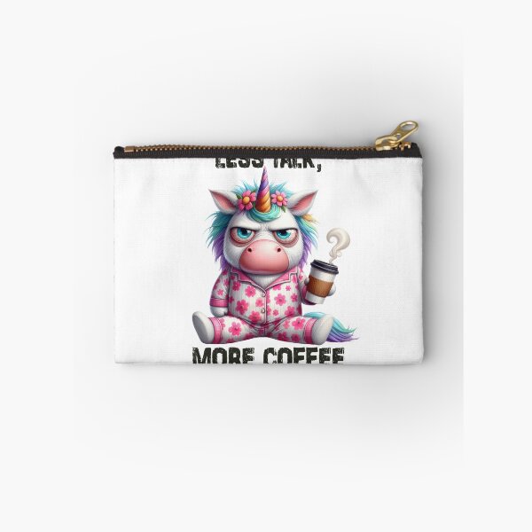 Item preview, Less Talk, More Coffee. Unicorn designed and sold by BanShopDG.