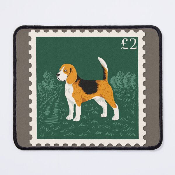Item preview, Beagle Postage Stamp designed and sold by illucalliart.